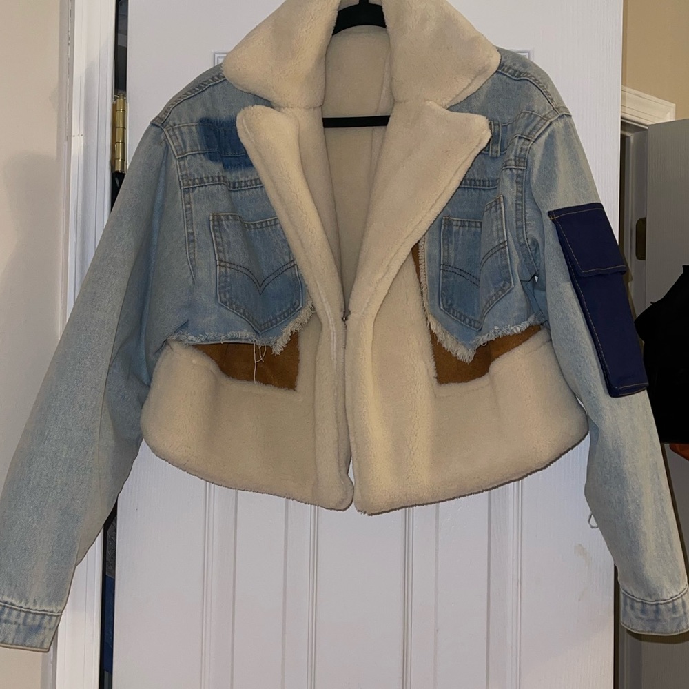 Boutique denim/Sherpa jacket